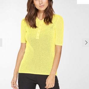 Yas knitted top / yellow cream